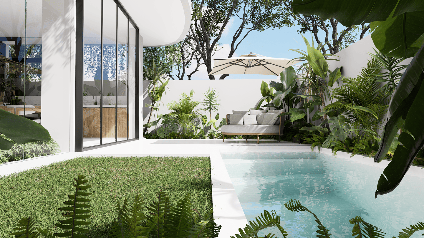 OFFPLAN 3 BEDROOM VILLA FOR SALE LEASEHOLD IN ULUWATU BE-1258 